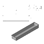 Wkład na bioetanol Fala 750x160 czarny Kami - obrazek 3