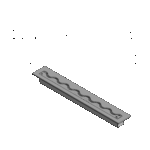 Wkład na bioetanol Fala 800x120 czarny Kami - obrazek 6