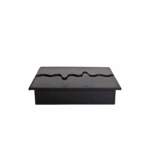 Wkład na bioetanol Fala 345x345 niesymetryczny czarny Kami
