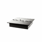 Wkład na bioetanol Fala 345x345 niesymetryczny inox Kami