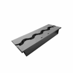 Wkład na bioetanol Fala 450x160 czarny Kami