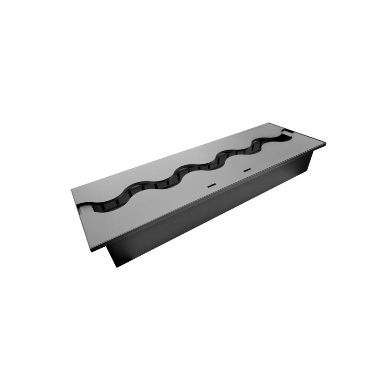 Wkład na bioetanol Fala 500×160 inox Kami