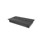 Wkład na bioetanol Fala 520x260 niesymetryczny czarny Kami - obrazek 3