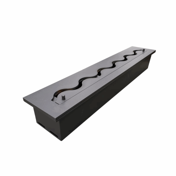 Wkład na bioetanol Fala 650x120 czarny Kami