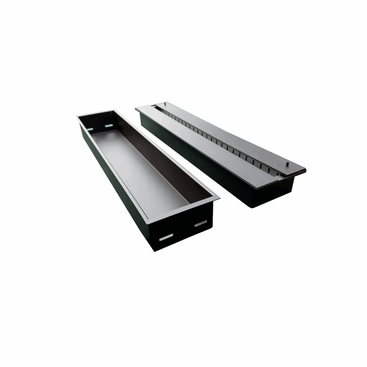 Wkład na bioetanol Linia 750×160 czarny Kami