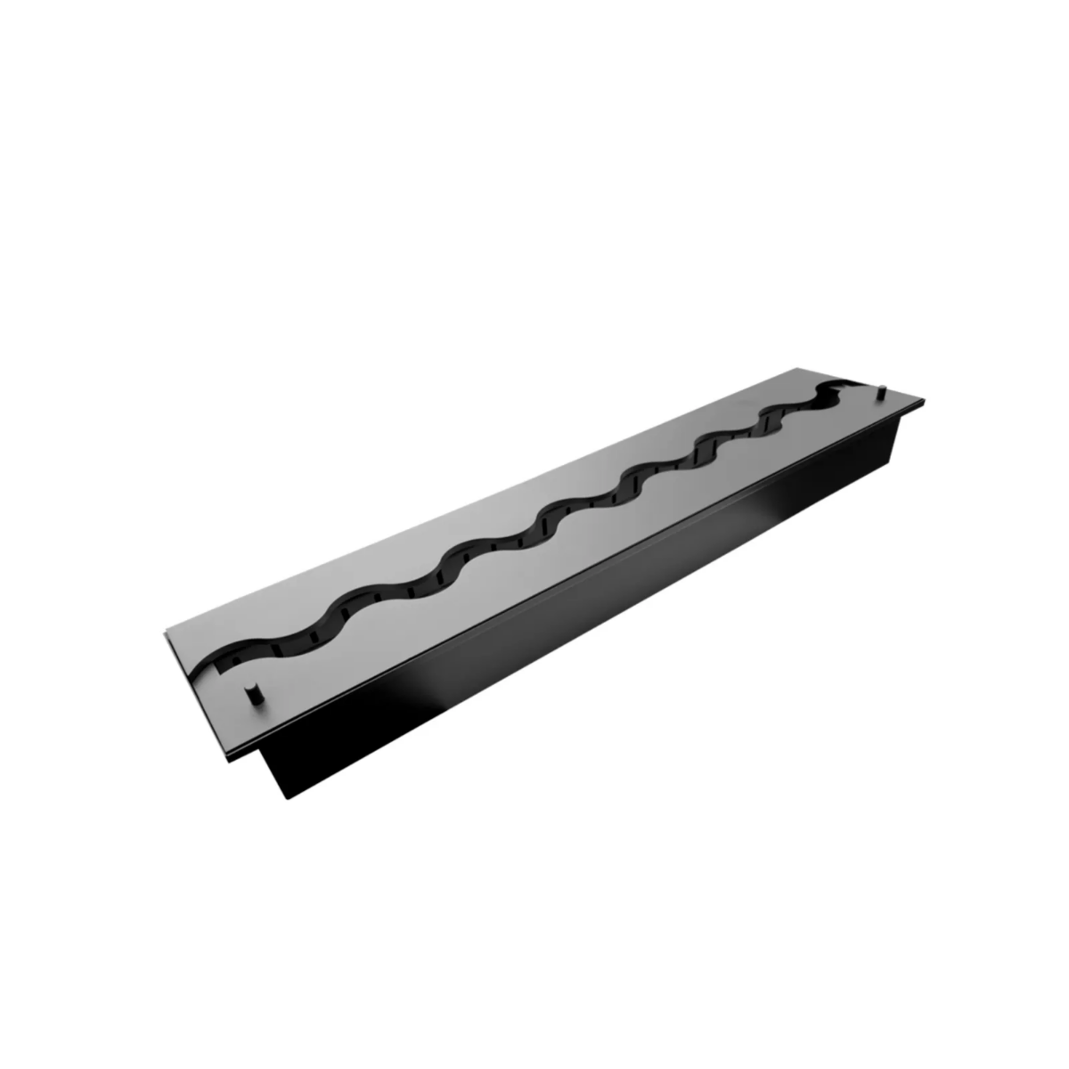 Wkład na bioetanol Fala 750×160 inox Kami