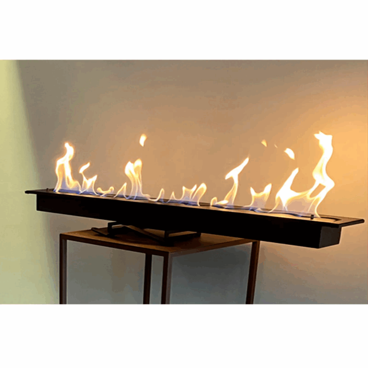 Wkład na bioetanol Fala 800×120 inox Kami