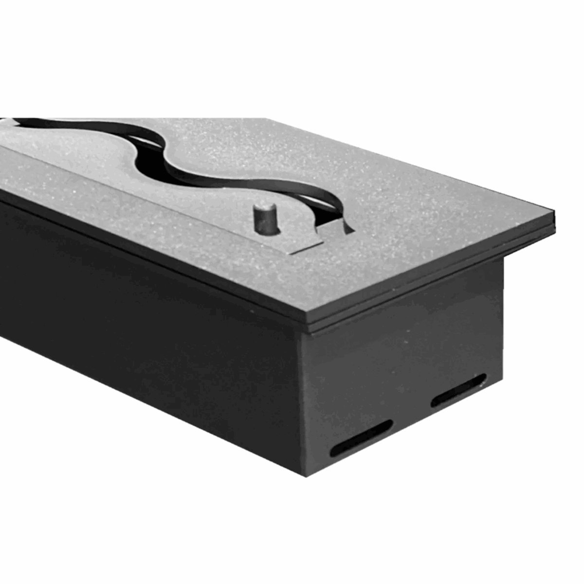 Wkład na bioetanol Fala 900×120 czarny Kami