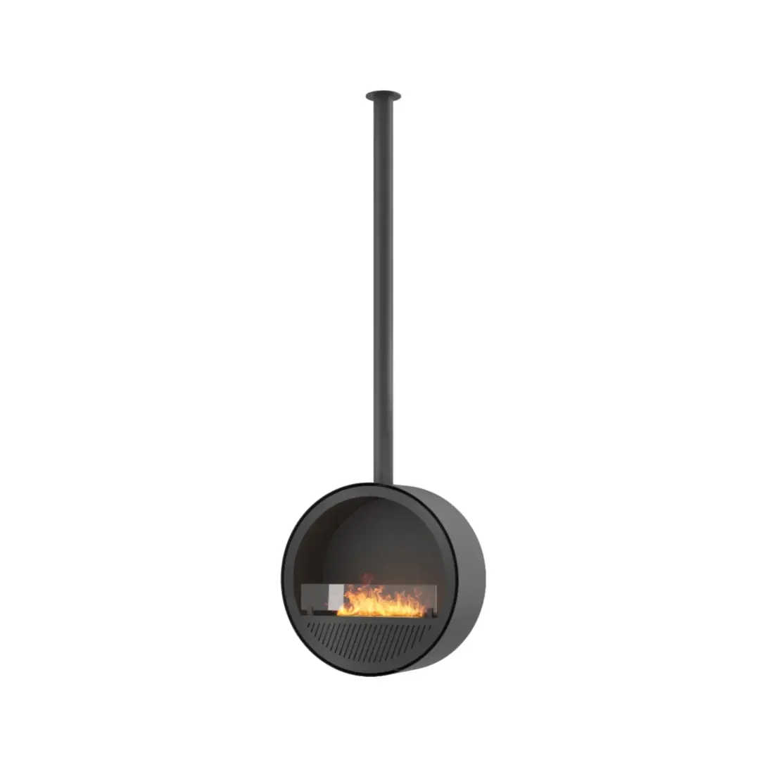 Incyrcle Slim Rura 02 Biokominek Incyrcle SLIM czarny Infire - obrazek 1