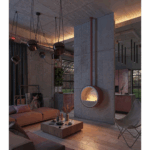 Biokominek Incyrcle SLIM czarny Infire - obrazek 17