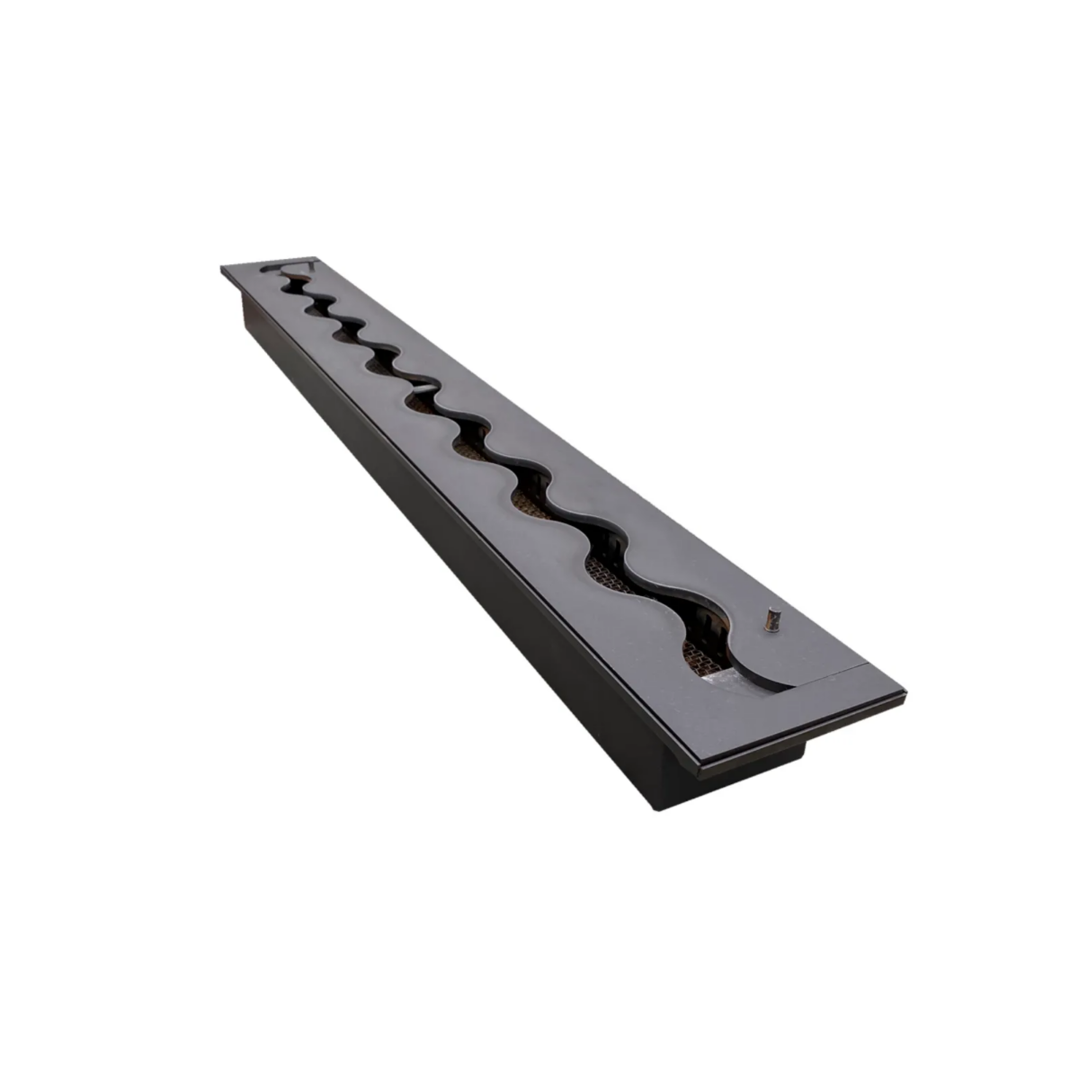 Wkład na bioetanol Fala 1000×120 czarny Kami