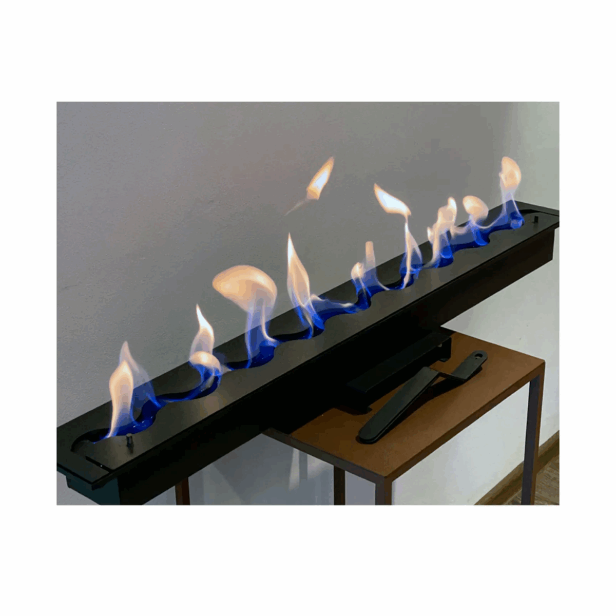 Wkład na bioetanol Fala 1000×120 czarny Kami