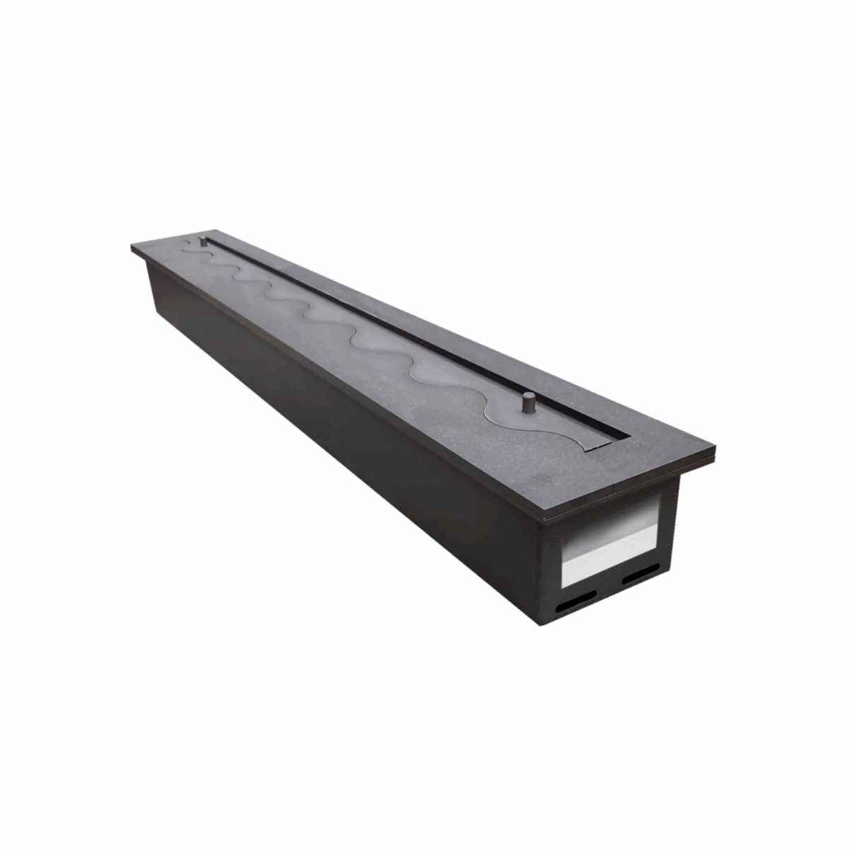 Wkład na bioetanol Fala 1000×120 czarny Kami