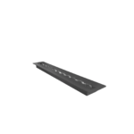 Wkład na bioetanol Fala 1200x200 czarny Kami