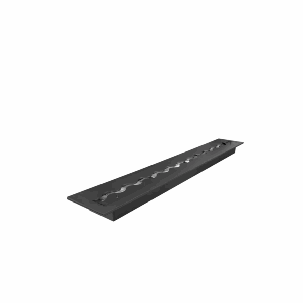 Wkład na bioetanol Fala 1300x200 czarny Kami