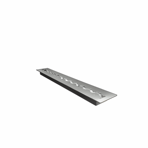 Wkład na bioetanol Fala 1500x200 inox Kami