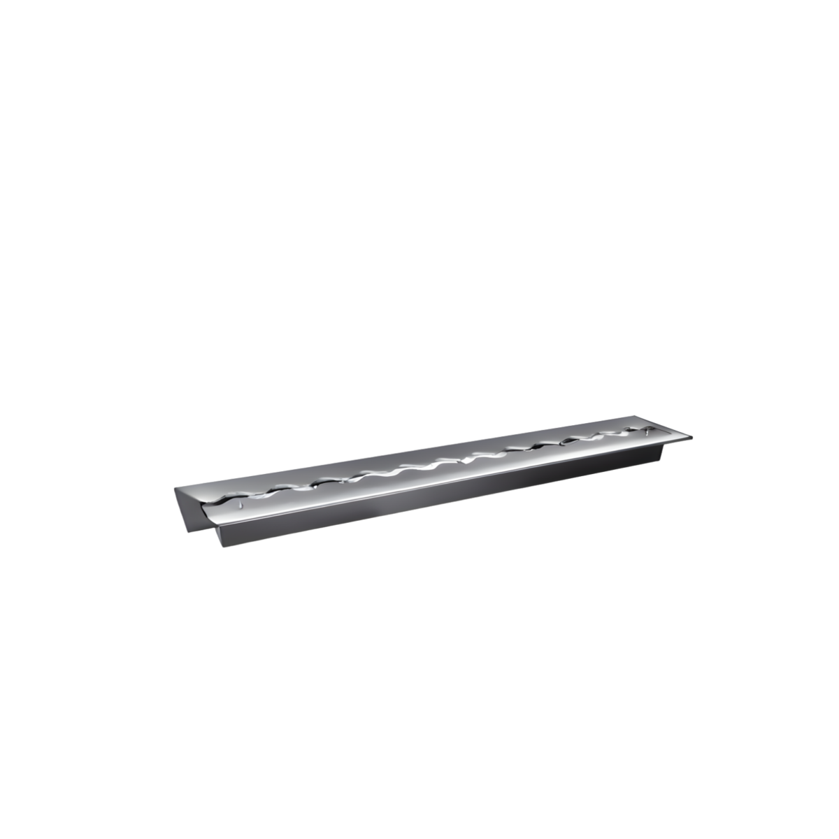 Wkład na bioetanol Fala 1300×200 inox Kami