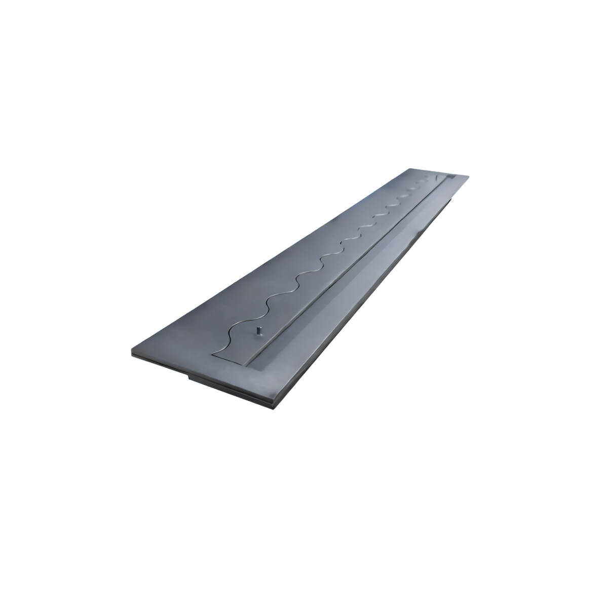 Wkład na bioetanol Fala 1300×200 inox Kami