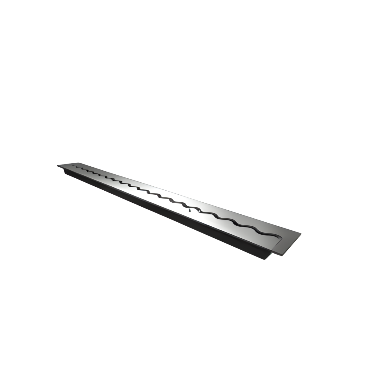 Wkład na bioetanol Fala 2000×200 inox Kami