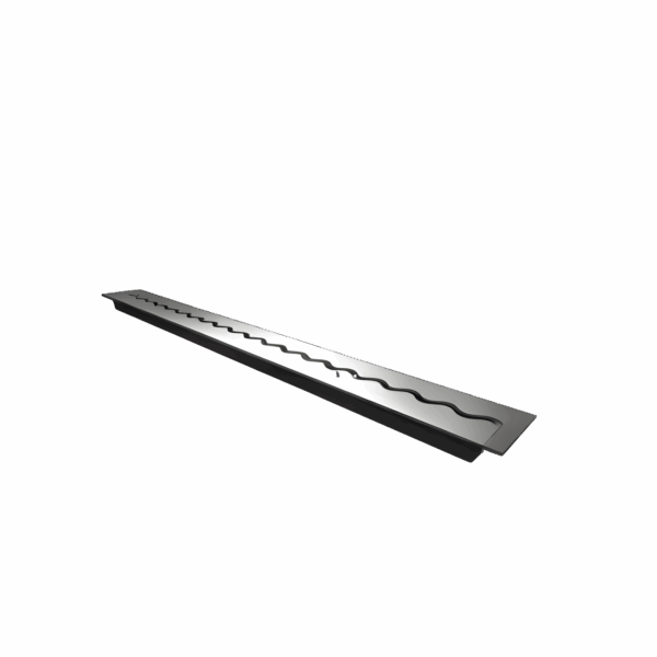 Wkład na bioetanol Fala 2000x200 inox Kami