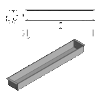 Wkład na bioetanol Fala 1300x200 czarny Kami - obrazek 6