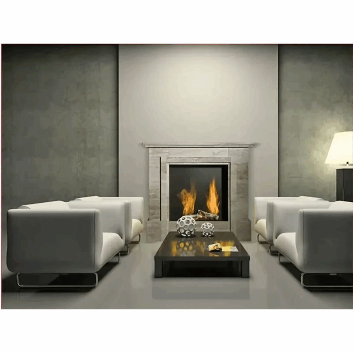 Biokominek wolnostojący Antyczny Marble 295 Kami