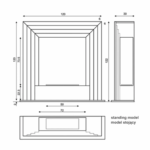 Biokominek wolnostojący Art Design 04 Kami - obrazek 5