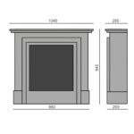 Biokominek wolnostojący Antyczny Marble 295 Kami - obrazek 7