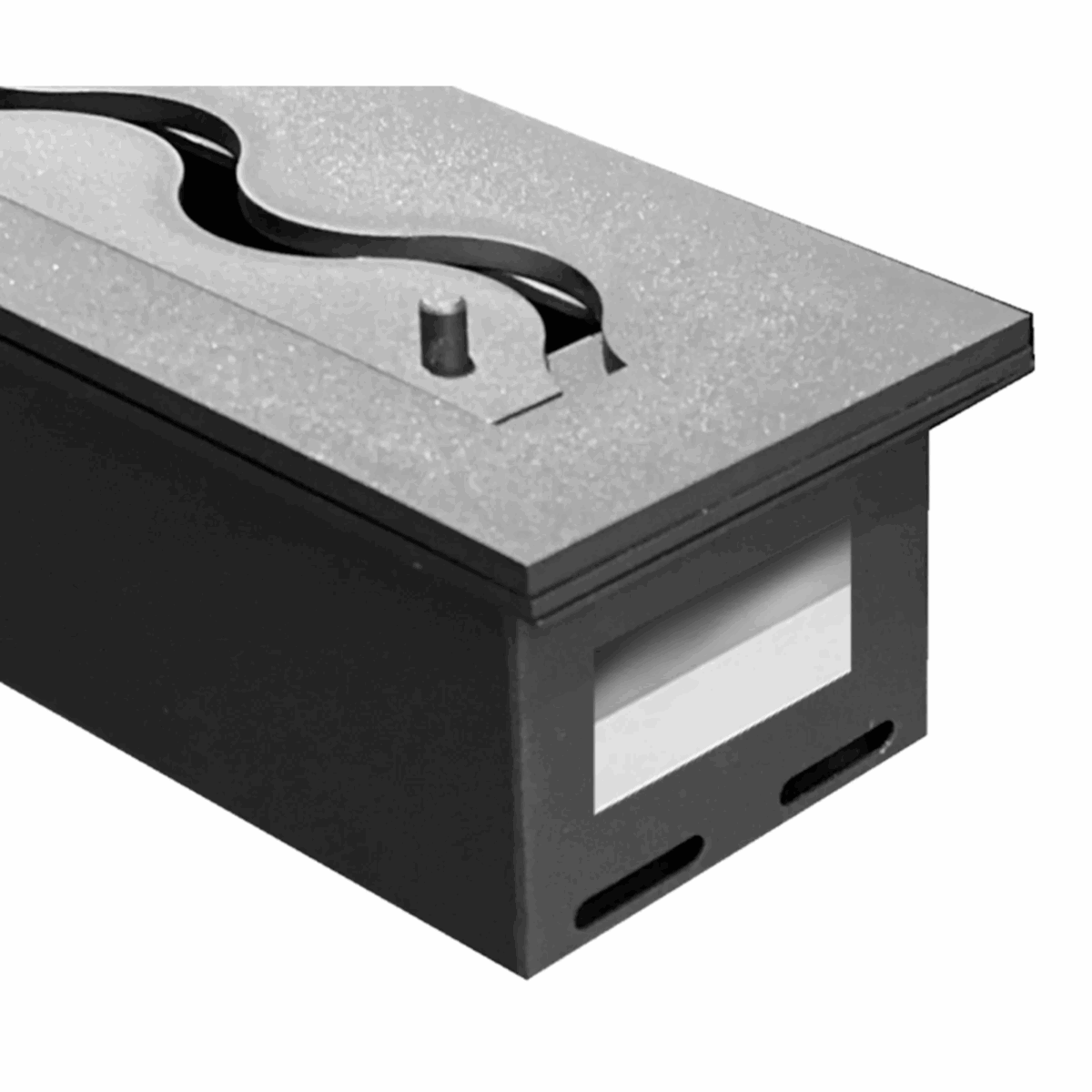 Wkład na bioetanol Fala 1500×200 czarny Kami