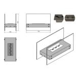 Biokominek wolnostojący Gede 70 Kami - obrazek 2