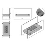 Biokominek wolnostojący Gede 90 Kami - obrazek 3