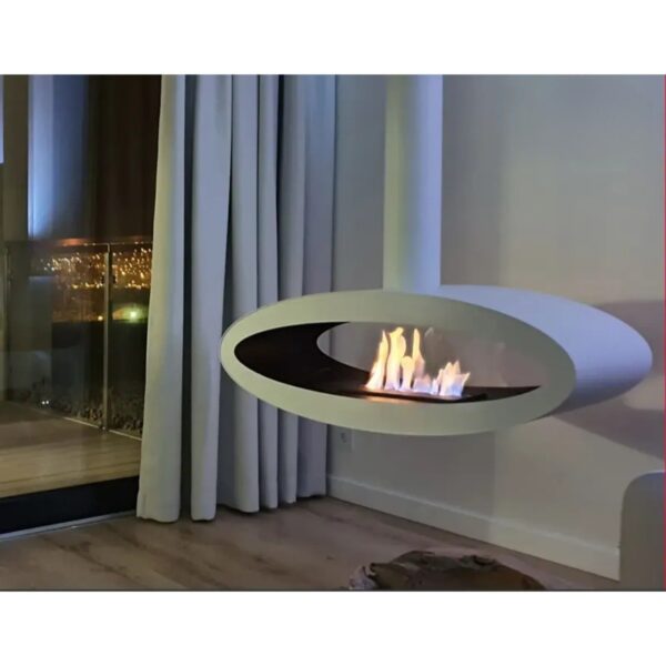 Biokominek wiszący Meru Tube White Kami