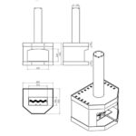 Biokominek wiszący Coccola Tube Kami - obrazek 8