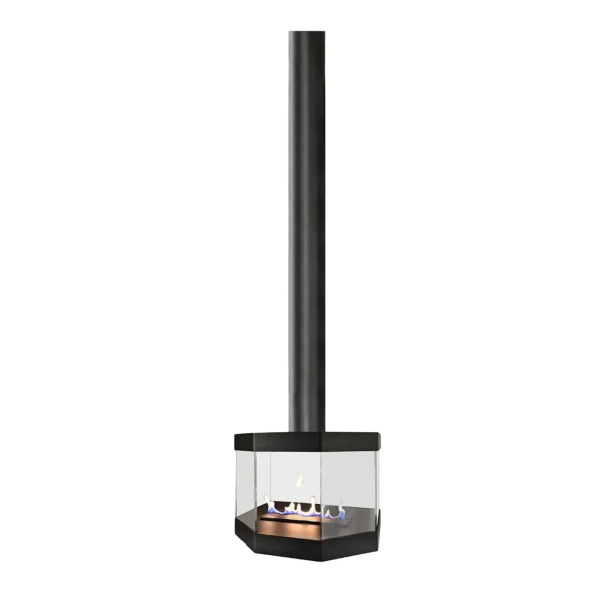 Biokominek wiszący Coccola Tube Glass Kami