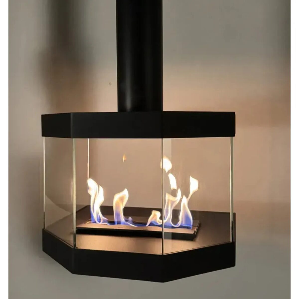 Biokominek wiszący Coccola Tube Glass Kami