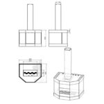 Biokominek wiszący Coccola Tube Glass Kami - obrazek 6