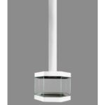 Biokominek wiszący Coccola Tube Glass White Kami