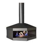 Biokominek wiszący Egon Tube Round Kami