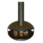 Biokominek wiszący Hualalai Round Tube Kami - obrazek 5