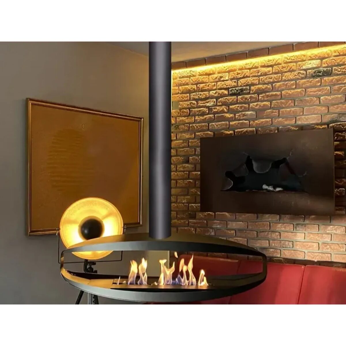 Biokominek wiszący Hualalai Tube Kami