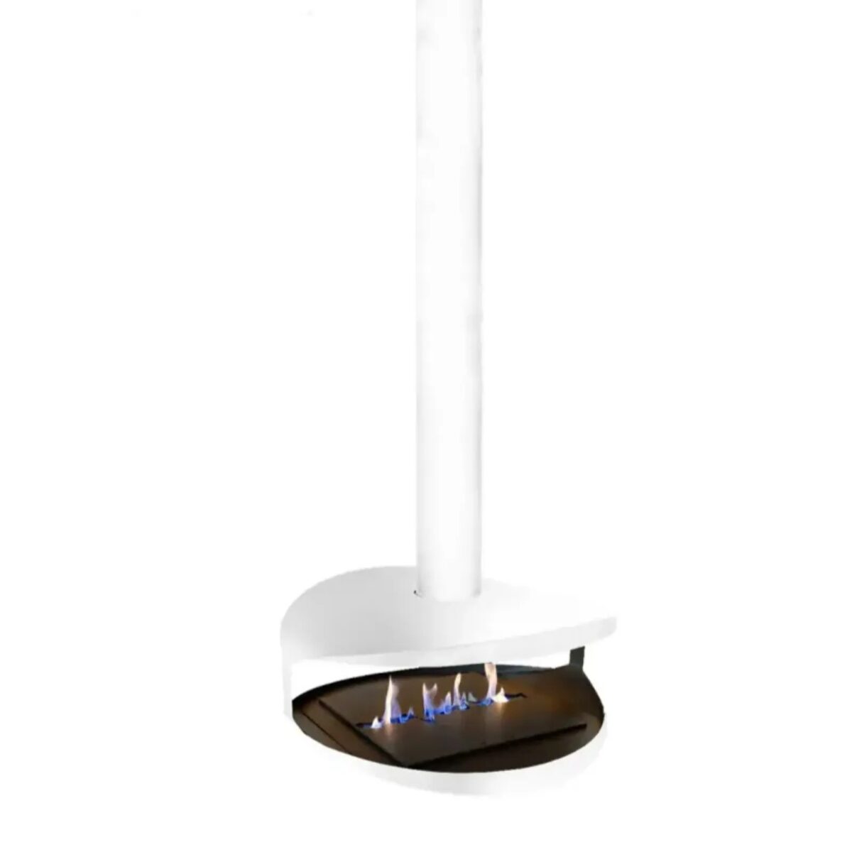 Biokominek wiszący Hualalai Tube White Kami