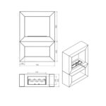 Biokominek wolnostojący Katami na podstawie Kami - obrazek 6