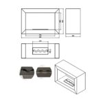 Biokominek wolnostojący Katami Rust Kami - obrazek 12