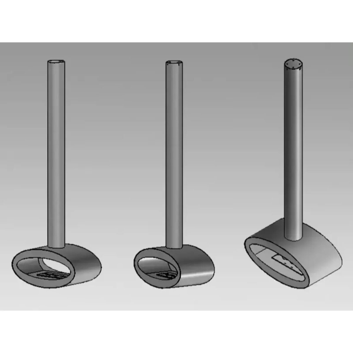 Biokominek wiszący Meru 800 Tube Kami