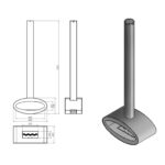 Biokominek wiszący Meru 800 Tube Kami - obrazek 8