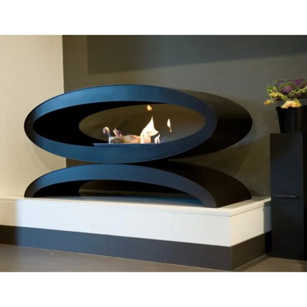 Biokominek wolnostojący Meru na podstawie Kami