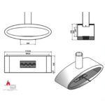 Biokominek wiszący Meru Tube Kami - obrazek 15