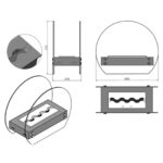 Biokominek wolnostojący Stromboli 60 Kami - obrazek 4