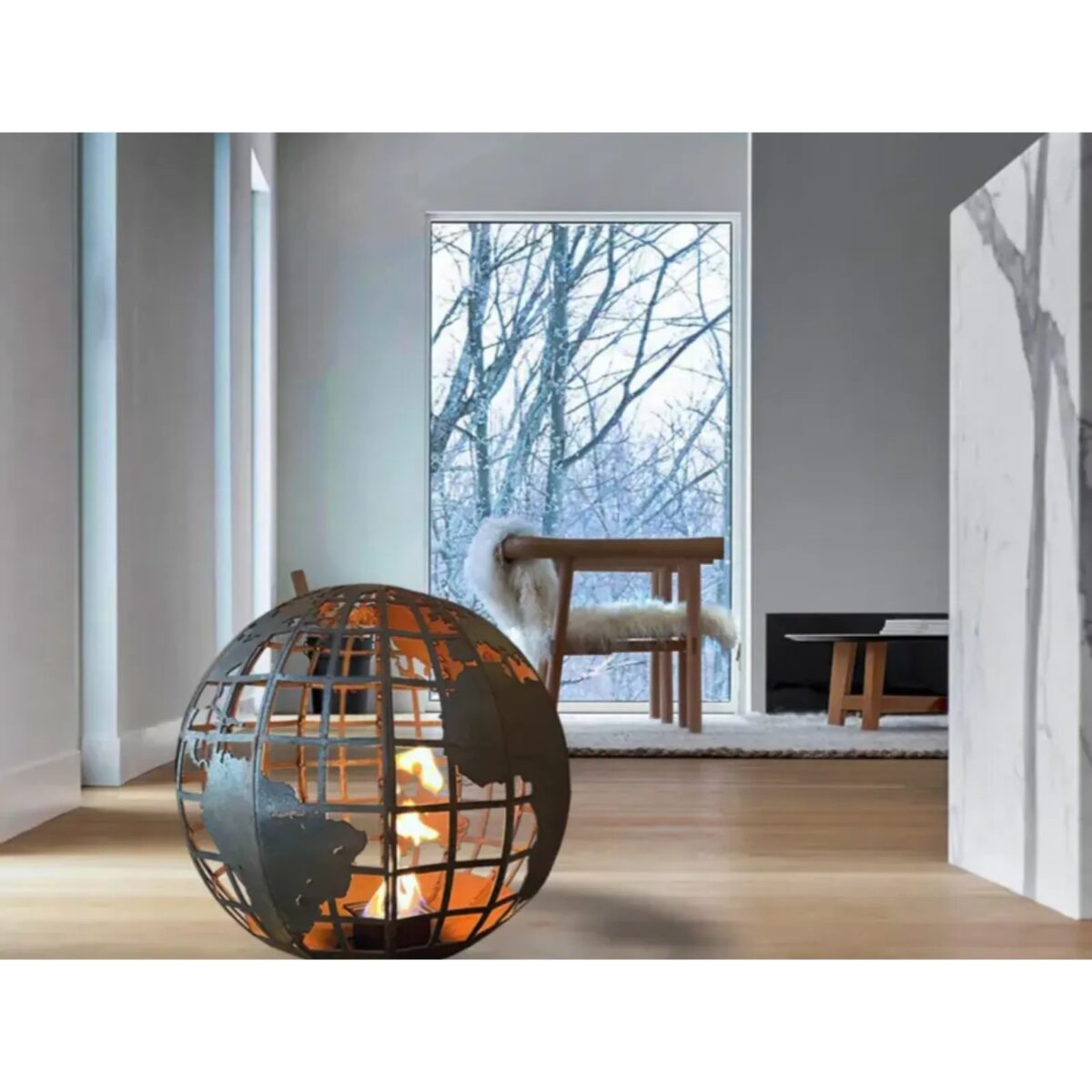 Biokominek wolnostojący Burning Earth Kami