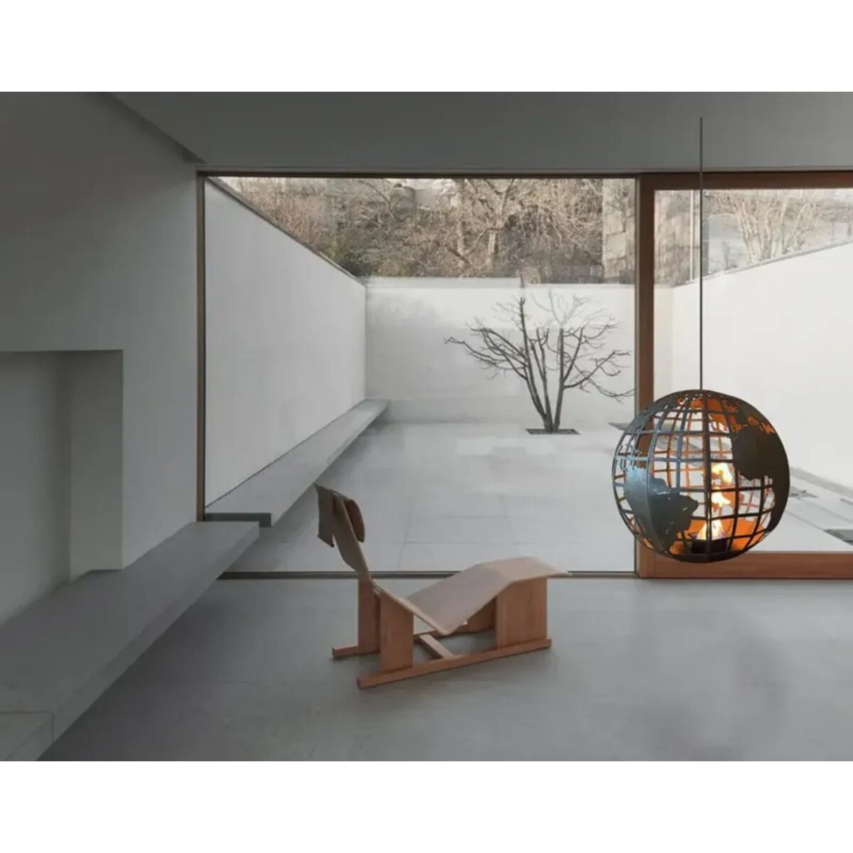 Biokominek wolnostojący Burning Earth Kami